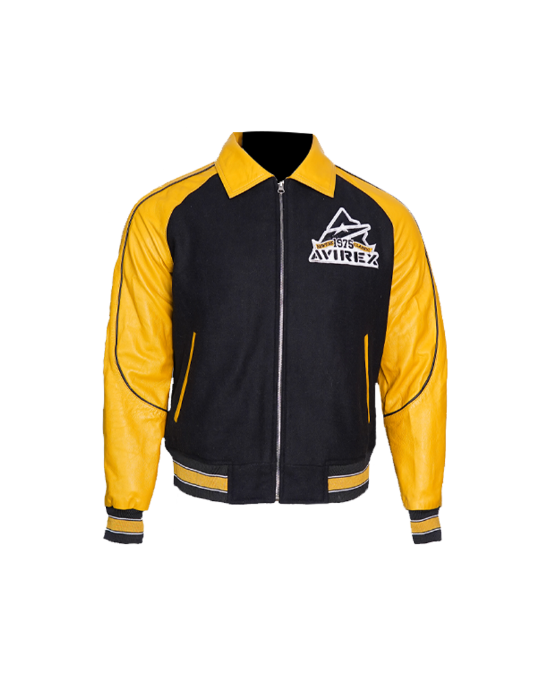 Avirex Vintage Wool Leather Varsity Jacket Rover Jackets