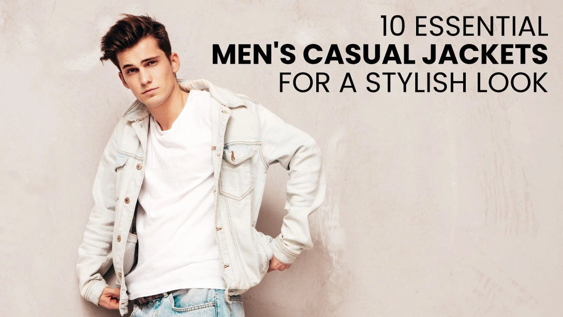Elevate Your Style: 10 Essential Men's Casual Jackets – Rover Jackets