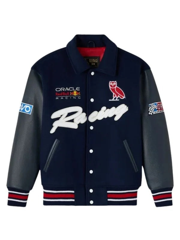 OVO x Oracle Red Bull Racing Varsity Jacket