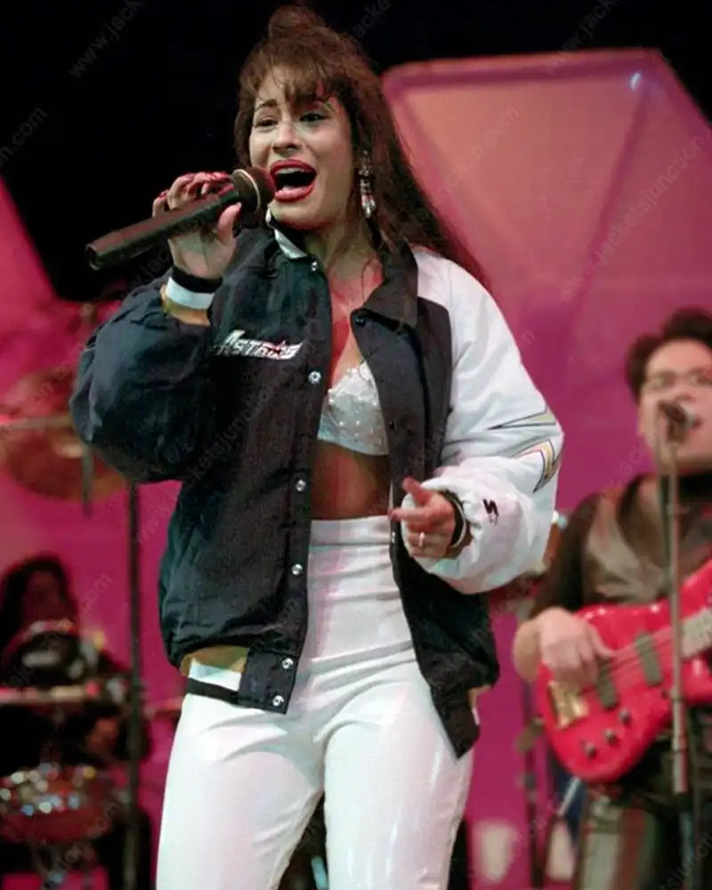 Blue Bomber 1994 Selena Astros Jacket