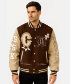 Unisex Chris Brown Breezy Bowl XX Letterman Wool Varsity Jacket