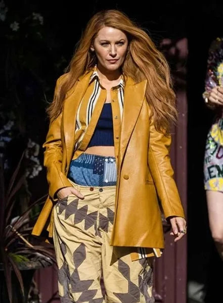 Trench-coat en cuir It Ends With Us de Blake Lively