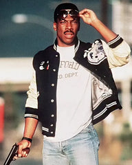 Axel Foley Detroit Lions Beverly Hills Cop Eddie Murphy Varsity Jacket