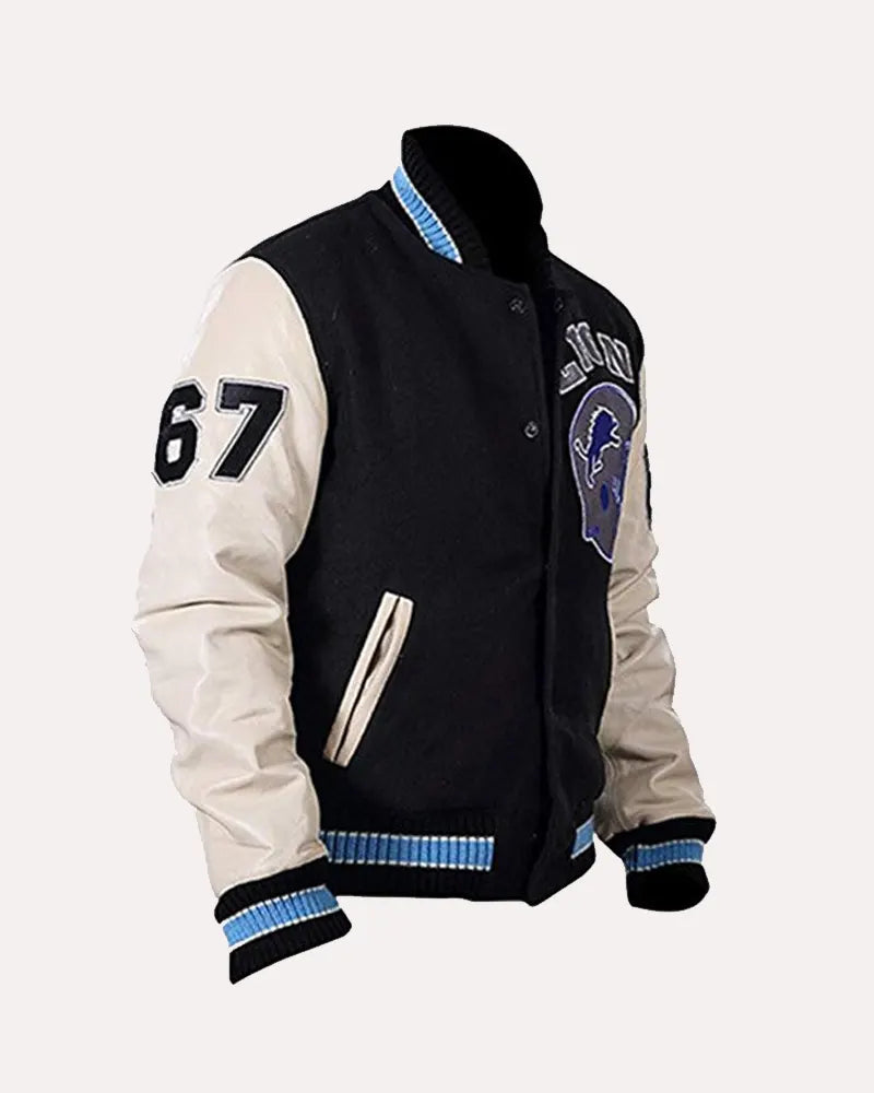 Axel Foley Detroit Lions Beverly Hills Cop Eddie Murphy Varsity Jackets