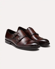 Balmoral Brown Monk Strap Shoes