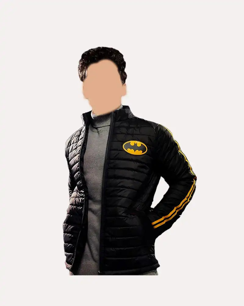 Batman Puffer Jacket Black