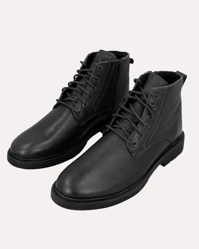 Black Ankle High Field Boots