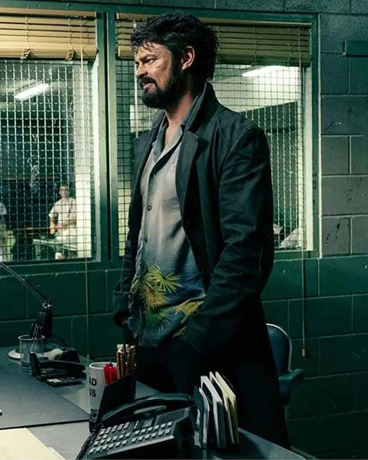 The Boys Karl Urban Black Billy Butcher Trench Coat Jacket