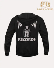 Snoop Dogg Death Row Records Logo Black Hoodie - Roverjackets