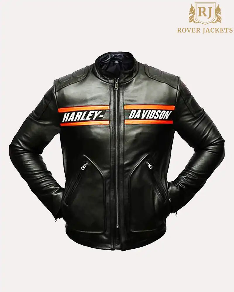 Black Leather Davidson Jacket