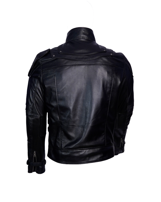 Guardians of the Galaxy 2 Star Lord Chris Pratt Black Leather Jacket