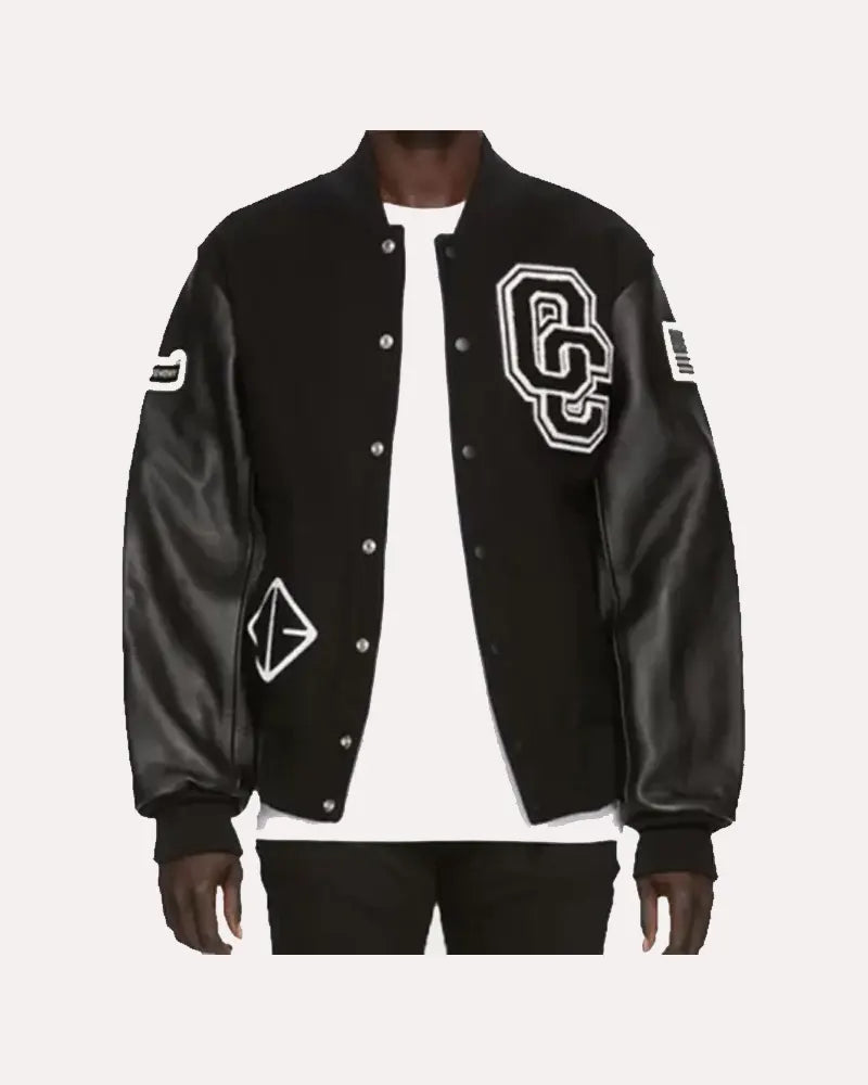 Black Letterman Opening Ceremony Jackets