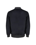 Black Wool Bomber Jacket Light Weight Mens