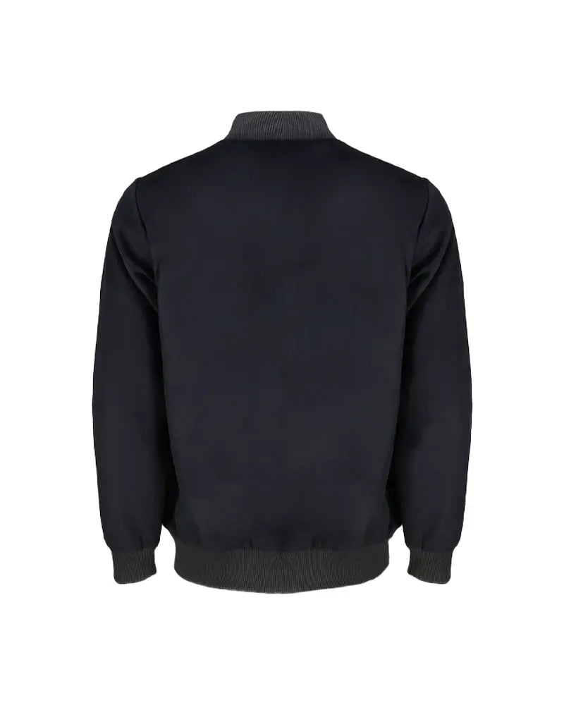 Black Wool Bomber Jacket Light Weight Mens