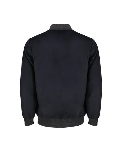 Black Wool Bomber Jacket Light Weight Mens