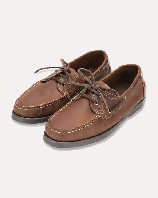 Bordo Waxed Sterling Boat Shoes