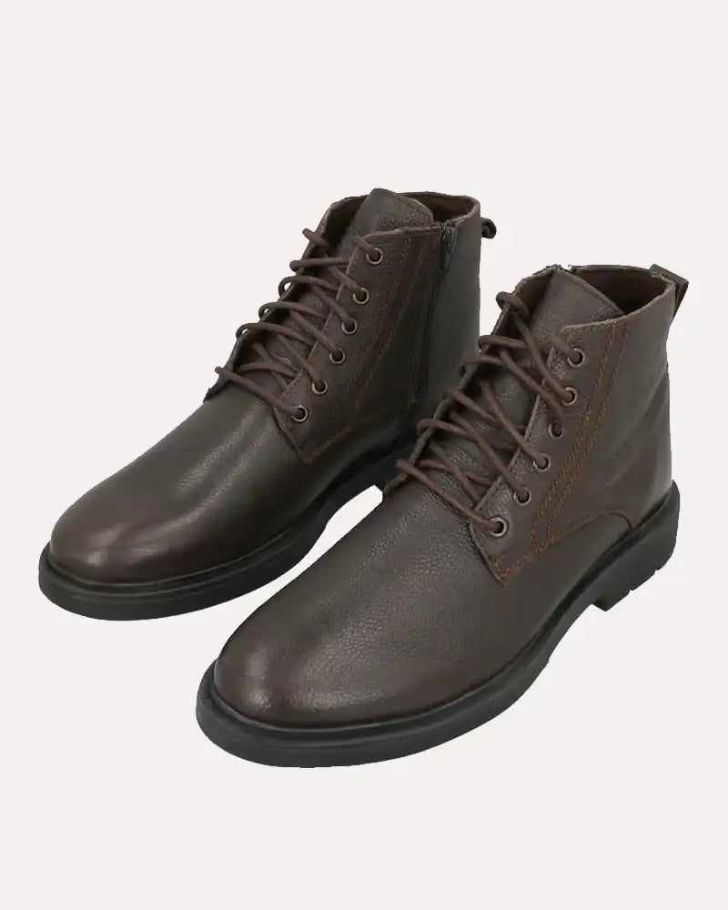 Brown Ankle High Field Boots