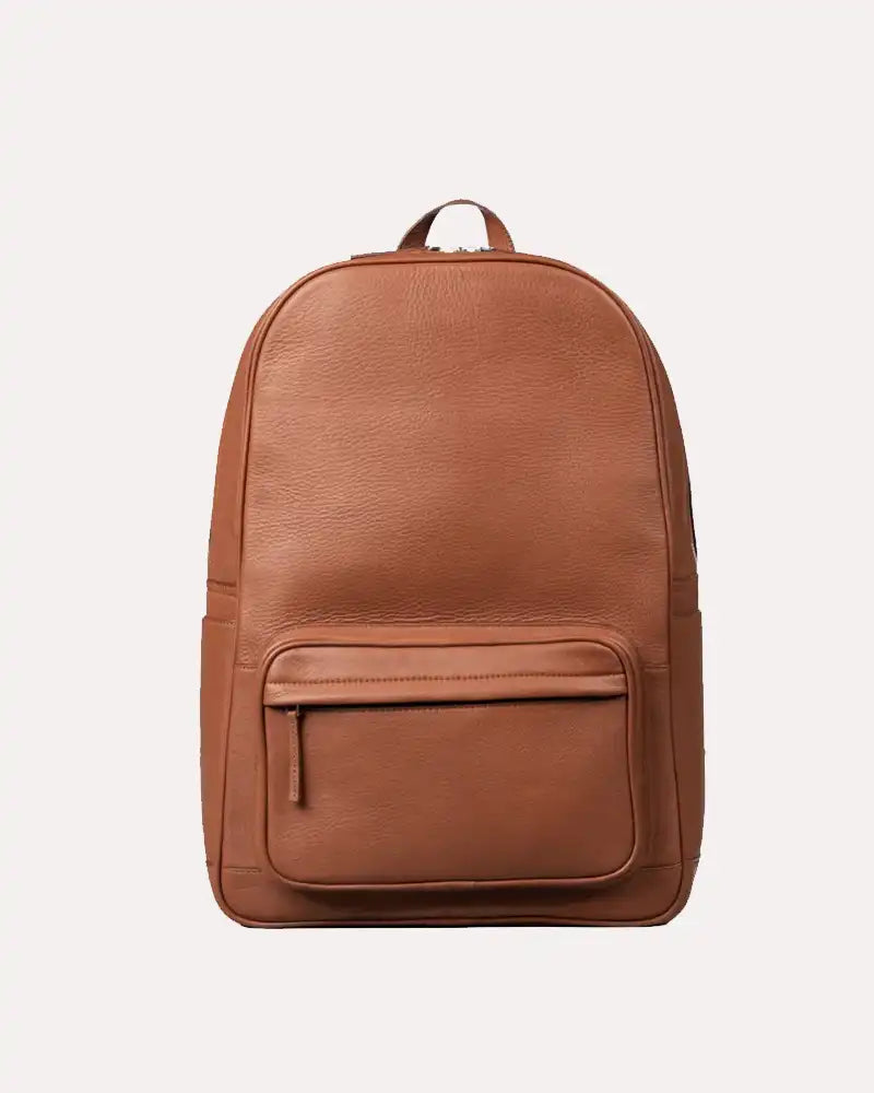 Brown Leather Backpack