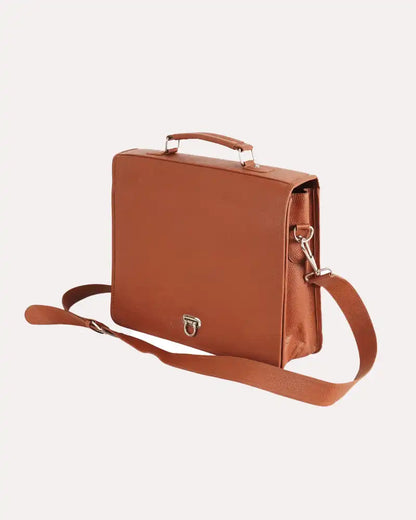 Camel Slim Laptop Shoulder Bag