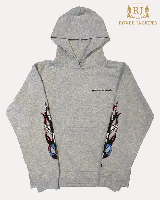 Chrome Hearts Matty Boy Brain Hoodie Gray