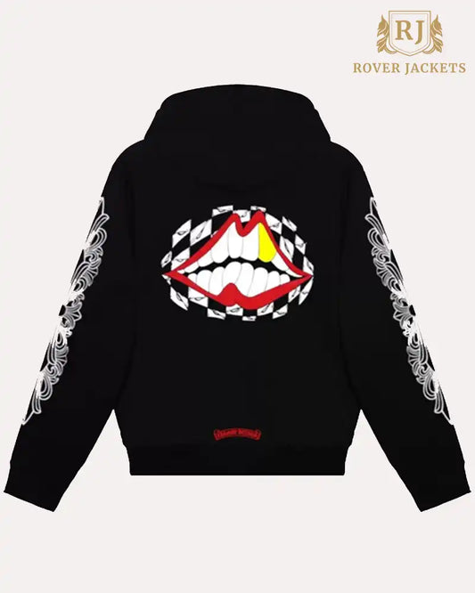 Chrome Hearts Matty Boy Flower Chomper Hoodie Black