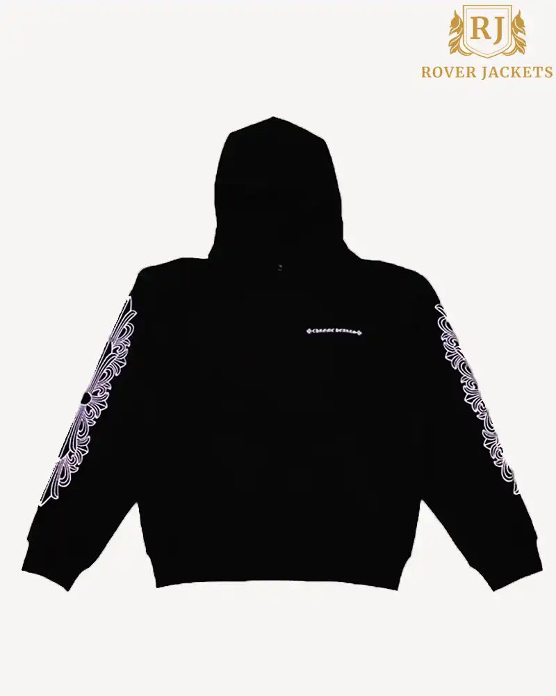 Chrome Hearts Matty Boy Shoulder Logo Hoodie Black