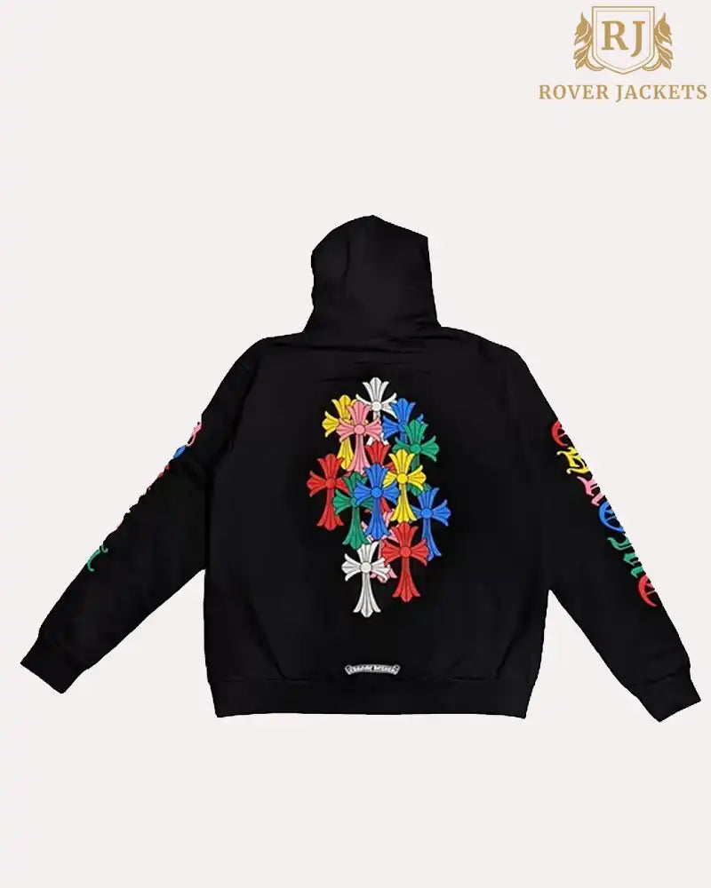 Chrome Hearts Multi Color Cross Cemetery Hoodie