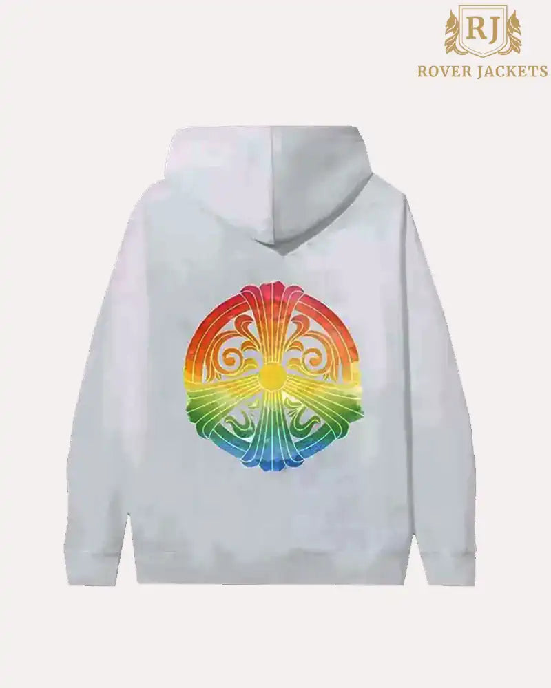 Chrome Peace N Love Hoodie White