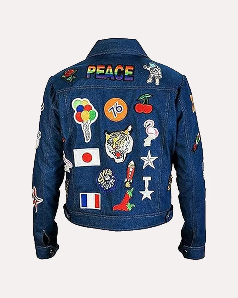 Rocketman Blue Denim Elton John Jacket