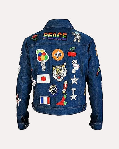 Rocketman Blue Denim Elton John Jacket