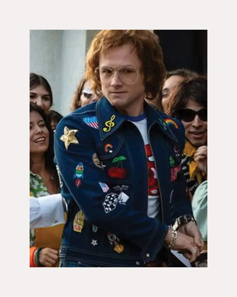 Rocketman Blue Denim Elton John Jackets