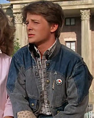 Back To The Future Marty Mcfly Denim Jacket