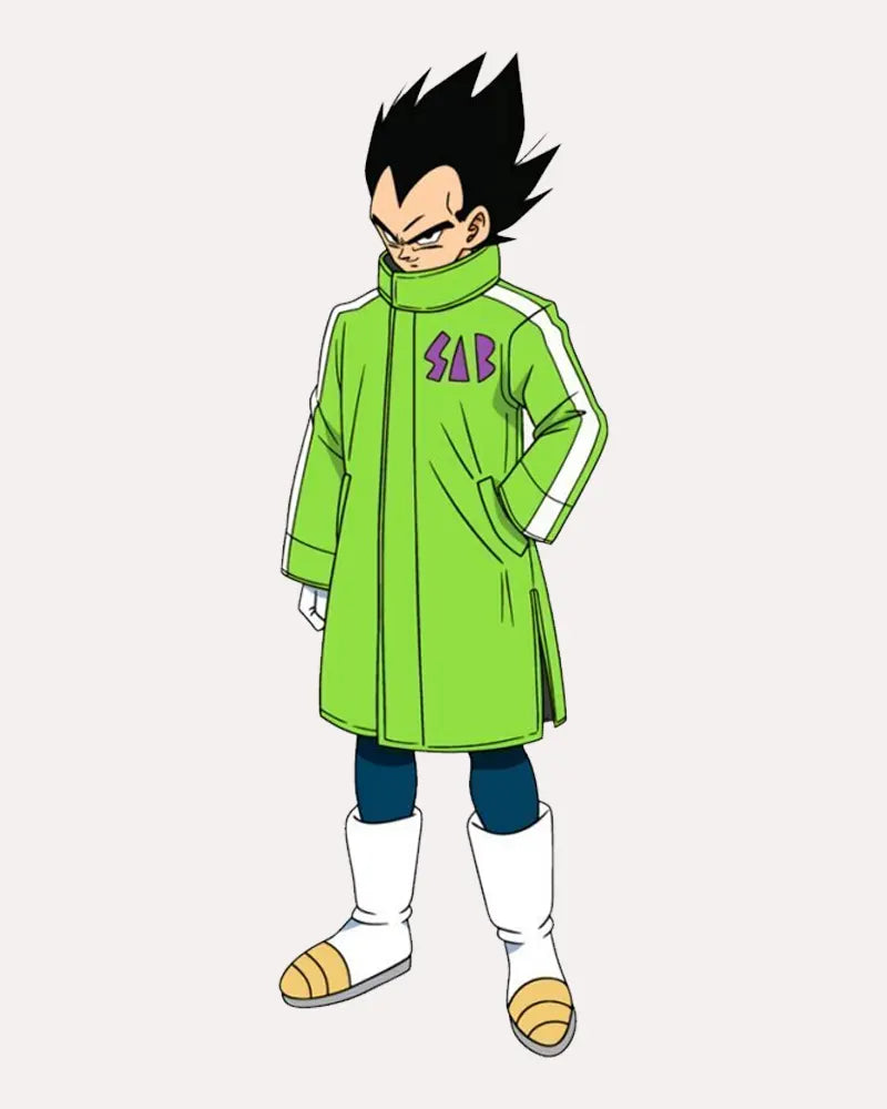 Green Dragon Ball Super Goku Broly Vegeta Sab Coat