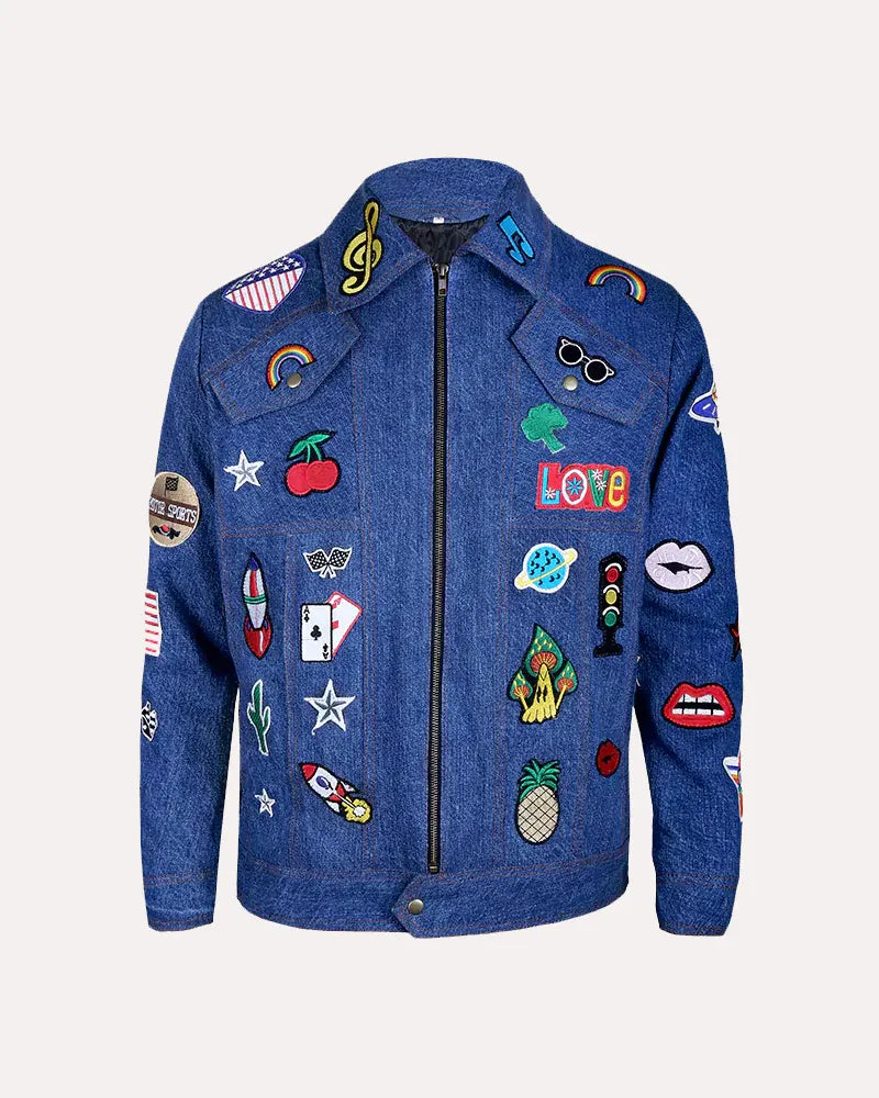 Elton John Rocketman Blue Denim Jacket