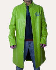 Dragon Ball Super Goku Broly Vegeta SAB Green Leather Coat