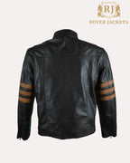 Grey Aviator flying Real Leather Bomber Jacket Mens