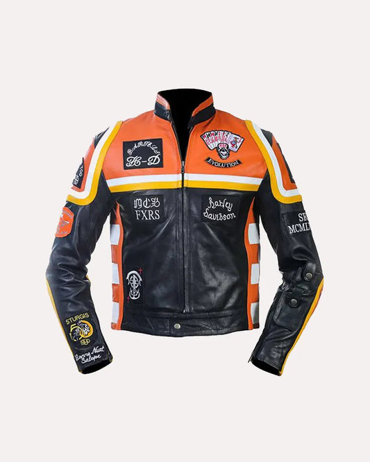 Mickey Rourke Harley Davidson and the Marlboro Man Jacket