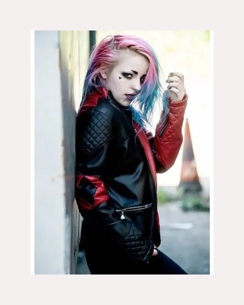 Harley Quinn Suicide Squad Live Fast Die Clown Jacket