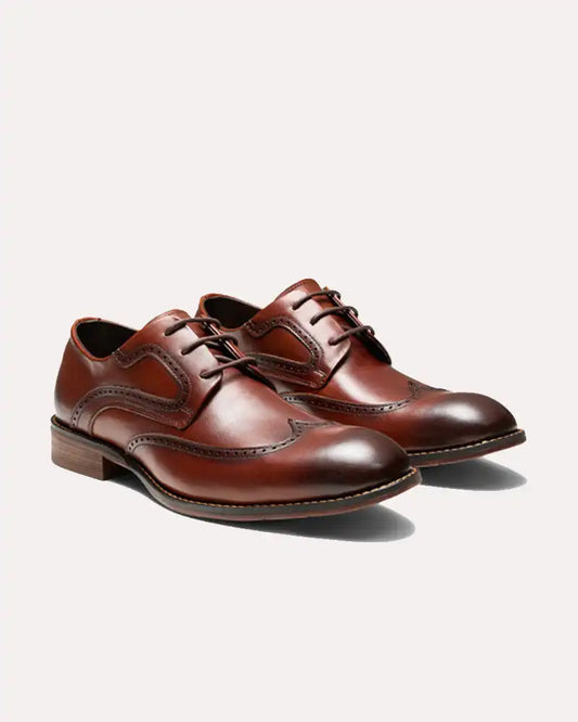 Henderson Cognac Derby Shoes