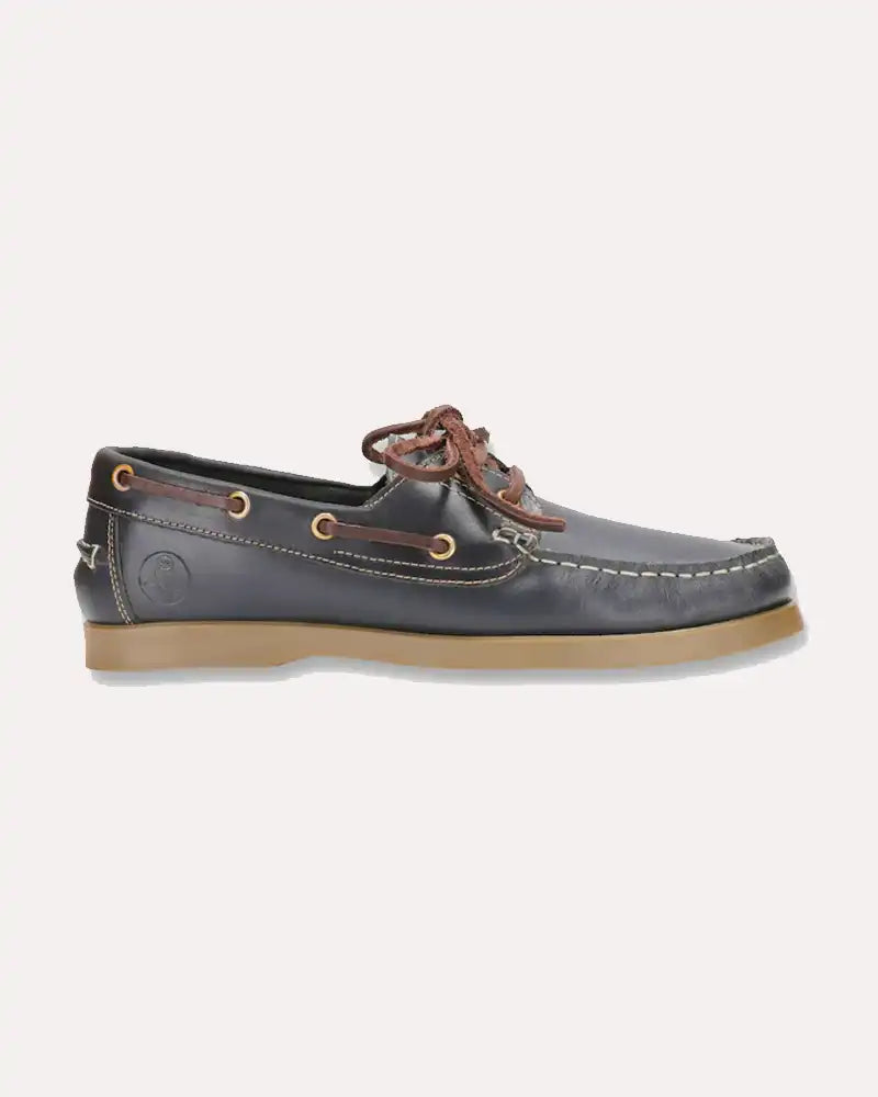 Indigo Sterling Black Boat Shoe