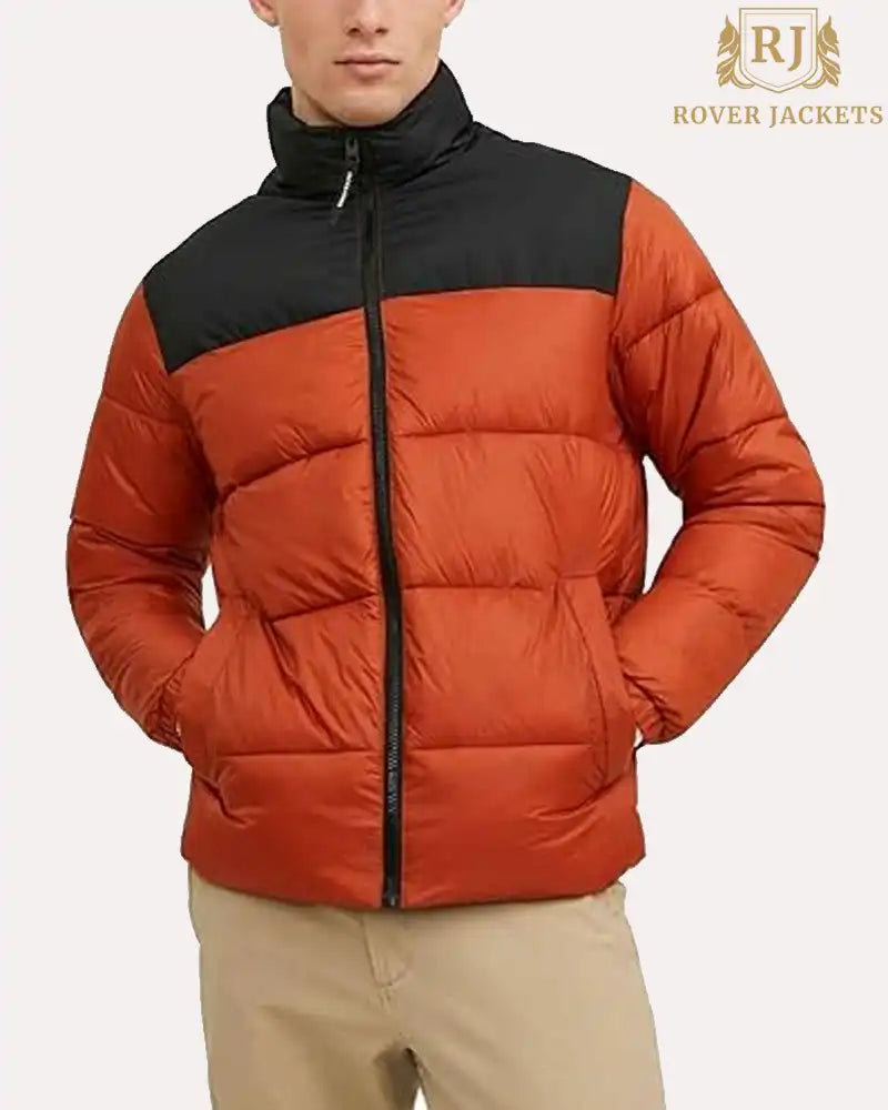 JACK and JONES Mens Puffer Jacket