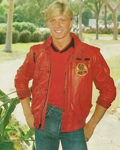 William Zabka Cobra Kai Johnny Lawrence Red Jacket