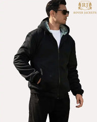 LBL Full Zip Up Mens Hoodies Fleece Jacket