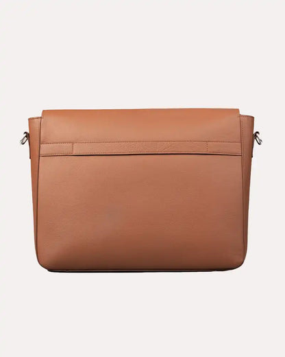 Leather Messenger Brown Bag