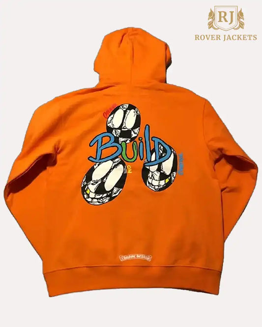 Matty Boy Link Build Hoodie orange Chrome Hearts