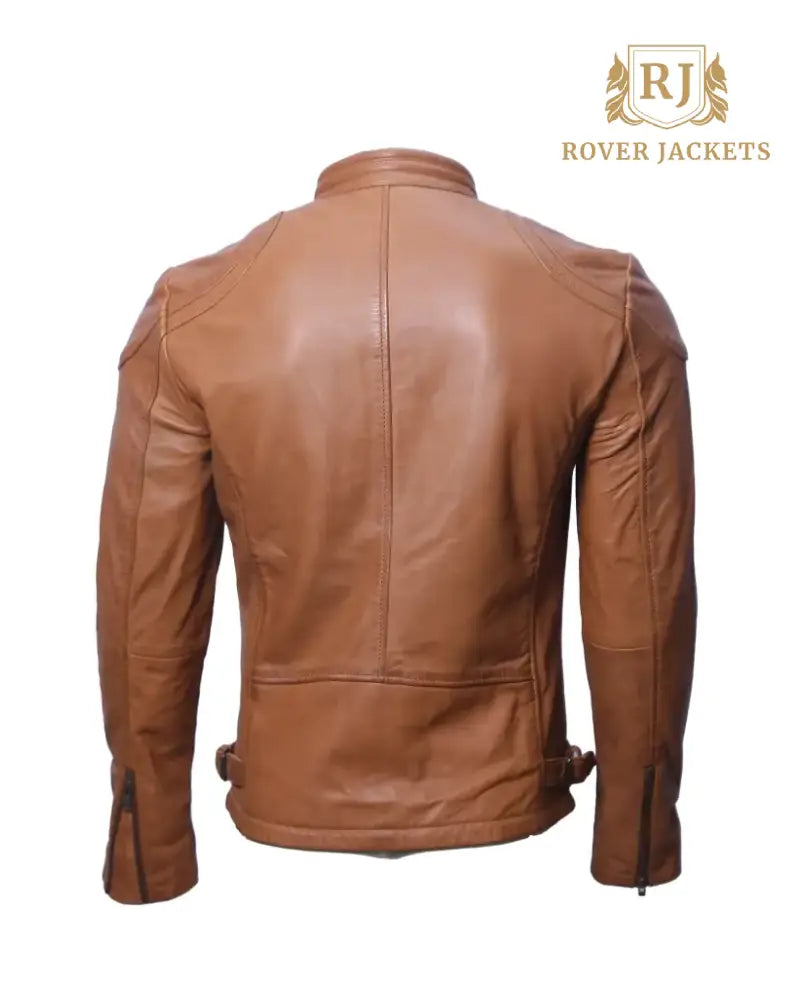 Men's Brown Leather Jacket – Stylish and Durable Biker Outerwear