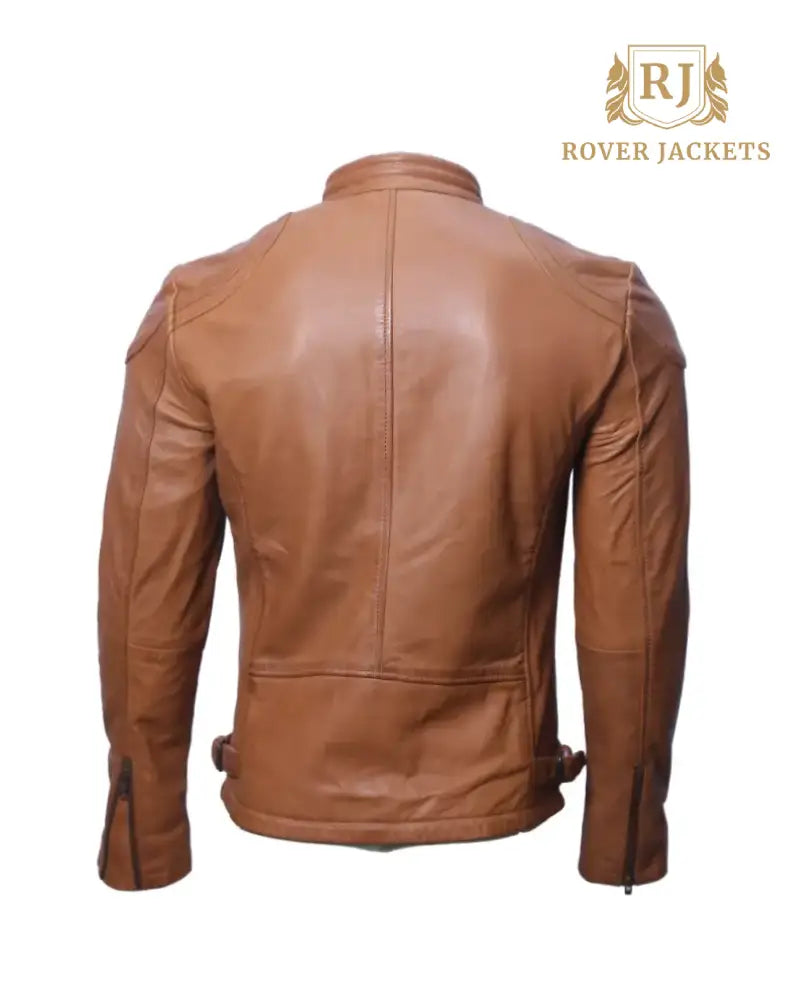 Men's Brown Leather Jacket – Stylish and Durable Biker Outerwear