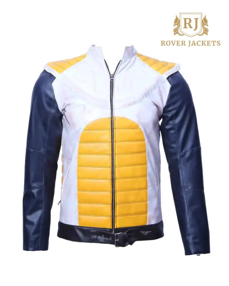 Men's Dragon Ball Z Vegeta Leather Jacket - Prince Of Saiyans