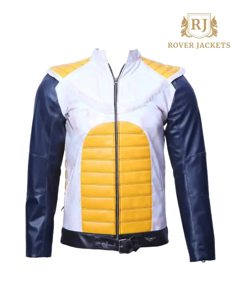 Men's Dragon Ball Z Vegeta Leather Jacket - Prince Of Saiyans