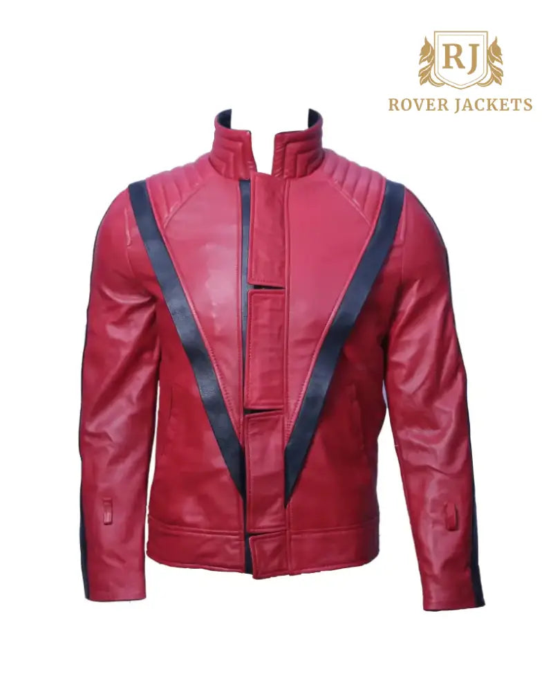 Men's Michael Jackson Thriller Jacket - Iconic Red Leather